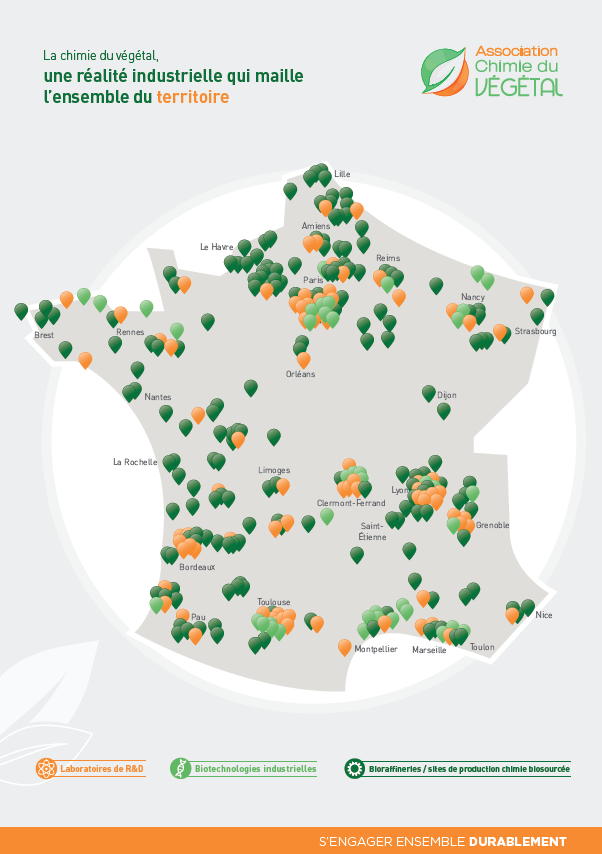 Cartographie sites chimie du végétal